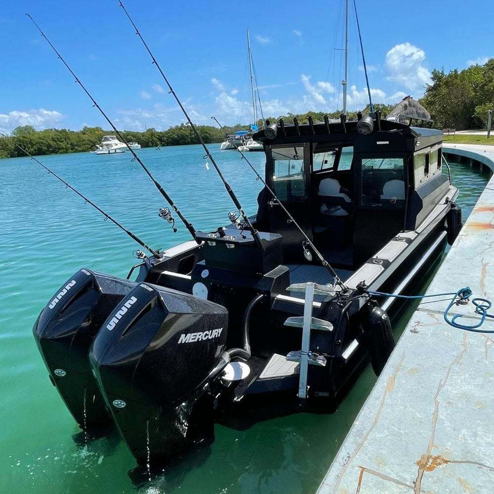 Fishing Boat Aluminum - 18フィートアルミ製漁船（モーターとトレーラー付き）海洋深海漁業用