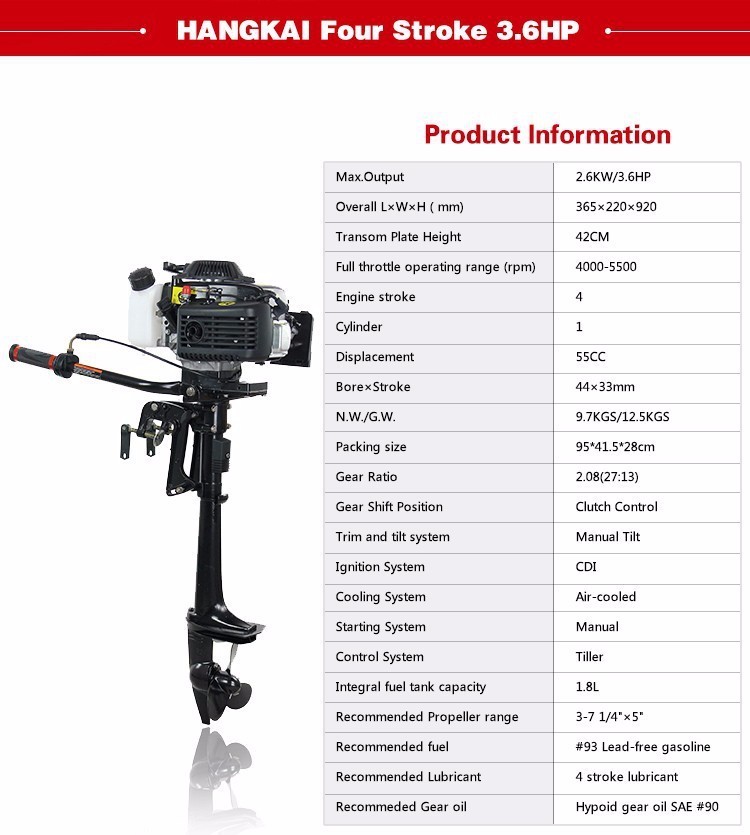 2026年新入荷 最高品質 3.6馬力モーター 4ストローク - Fishing Boat Outboard Motor のレビューと価格