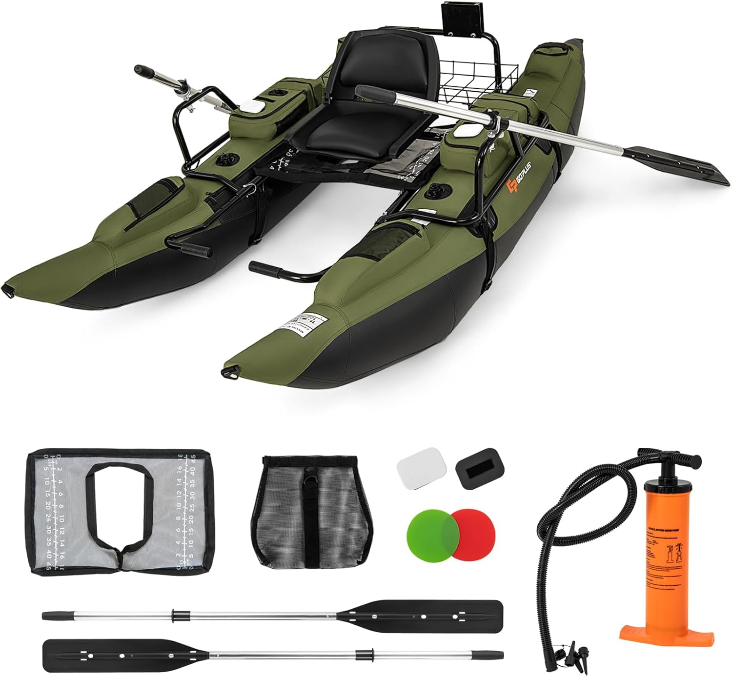 大人用インフレータブルベリーボート、折りたたみ式パッド入りシ - Fishing Boat Seat のレビューと価格