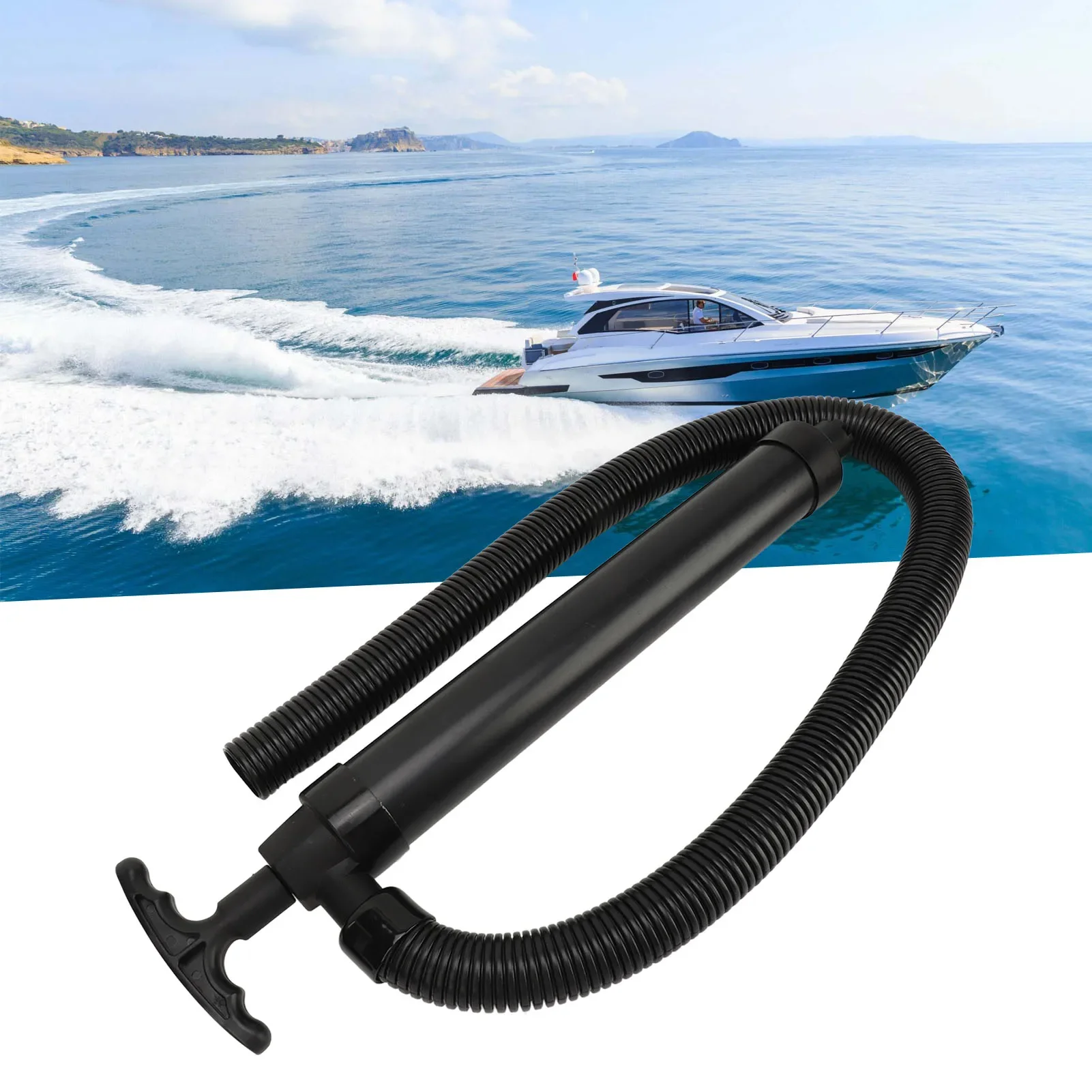 手動ビルジポンプ ホース付き ポータブルハンドウォーターポン - Fishing Boat Bilge Pump のレビューと価格