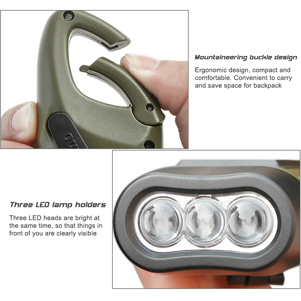 LED懐中電灯 ハンドクランク ソーラー充電式 サバイバルギ - Fishing Boat Navigation Light のレビューと価格